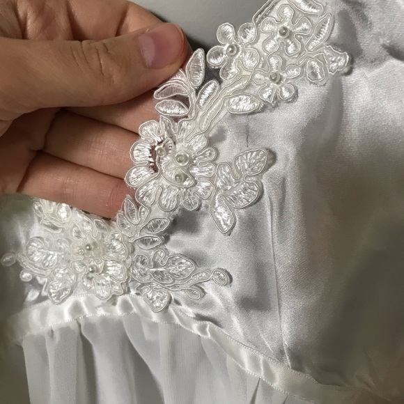 Ethereal y2k embellished fairy bridal slip - Picture 4 of 4